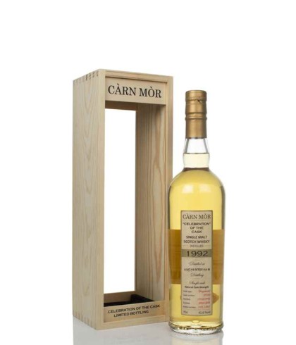 Fles Càrn Mòr Celebration Cask, single malt whisky, op voorraad bij slijterij t Bockje in Bathmen