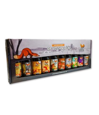 Geschenk Vos Bier Cadeauverpakking Vossenjacht 10 Flessen van Vos Bier Cadeauverpakking, bij slijterij ’t Bockje in Bathmen