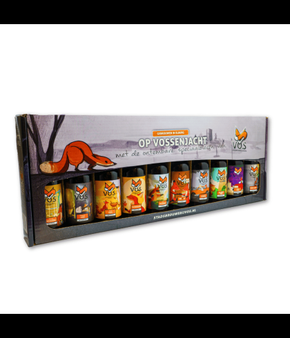Geschenk Vos Bier Cadeauverpakking Vossenjacht 10 Flessen van Vos Bier Cadeauverpakking, bij slijterij ’t Bockje in Bathmen