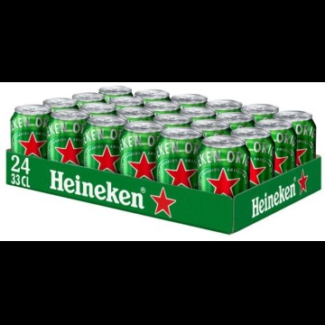 Heineken Pils Blik Tray 24x33cl.