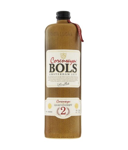 Bols Corenwijn 2 jaar Vatgerijpt, jenever bij slijterij t Bockje in Bathmen