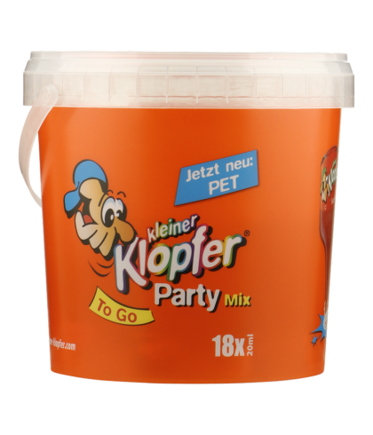 Geschenk Kleiner Klopfer Party Bucket 18x 2cl, bij slijterij ’t Bockje in Bathmen