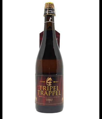 Fles Tripel Trappel, bier van Tripel, bij slijterij t Bockje in Bathmen
