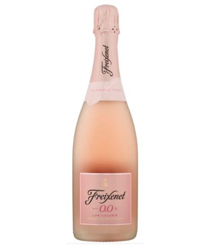 Fles Freixenet Alcohol Free Sparkling Rosé, wijn, op voorraad bij slijterij t Bockje in Bathmen