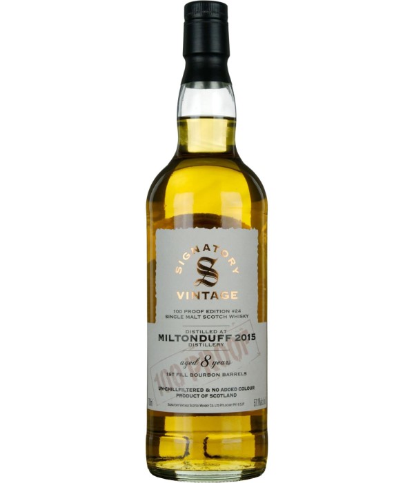 Signatory Vintage Miltonduff 2015 8 Years Old bij t Bockje in Bathmen