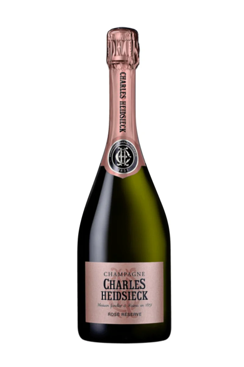 Fles Charles Heidsieck Rose Reserve, wijn, op voorraad bij slijterij ’t Bockje in Bathmen