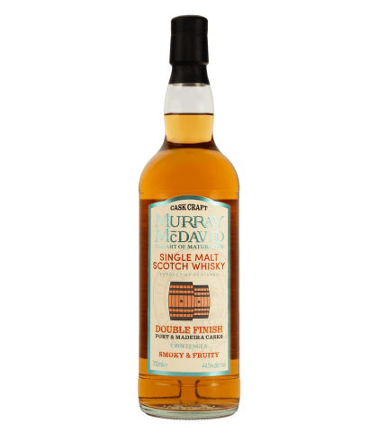 Fles Schotse whisky van bottelaar Murray McDavid, op voorraad bij slijterij t Bockje in Bathmen