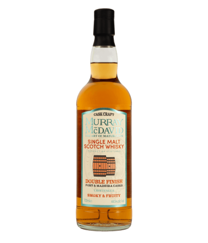 Fles Schotse whisky van bottelaar Murray McDavid, op voorraad bij slijterij t Bockje in Bathmen