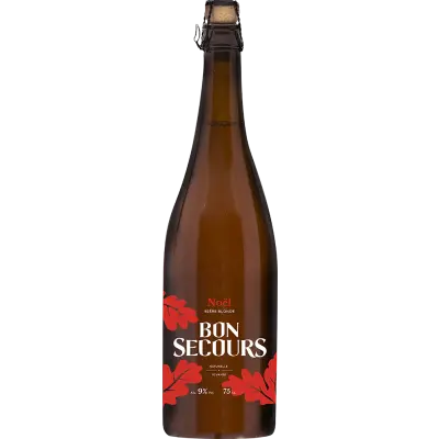 Fles Brasserie Caulier Bon Secours Blonde de Noël, bier van Brasserie Caulier, op voorraad bij slijterij t Bockje in Bathmen