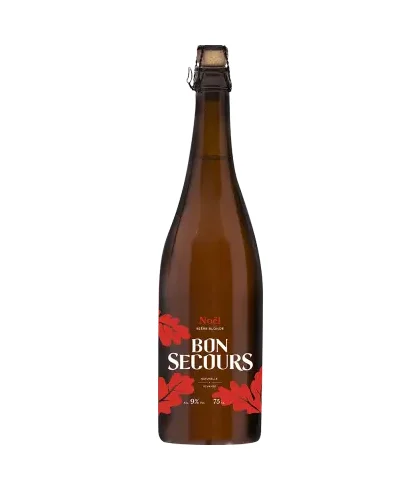 Brasserie Caulier Bon Secours Blonde de Noël, bier bij slijterij t Bockje in Bathmen