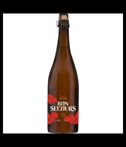 Brasserie Caulier Bon Secours Blonde de Noël, bier bij slijterij t Bockje in Bathmen