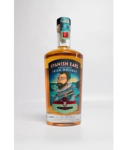 Fles Spanish Earls Irish Whiskey, whisky, op voorraad bij slijterij t Bockje in Bathmen