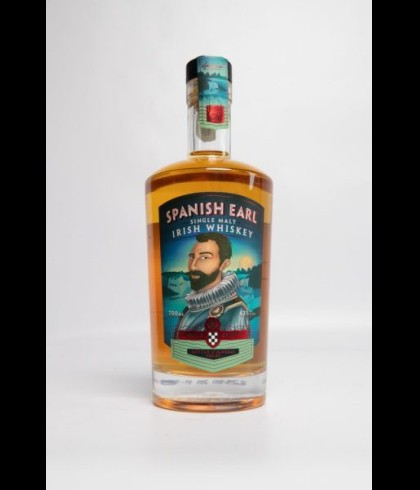 Fles Spanish Earls Irish Whiskey, whisky, op voorraad bij slijterij t Bockje in Bathmen