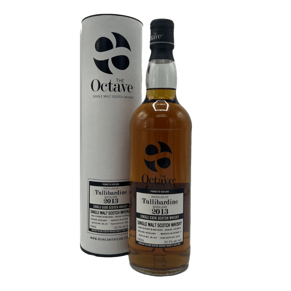 Fles The Octave Tullibardine 2013 10 Years Old, Schotse single malt whisky uit Blackford, op voorraad bij slijterij t Bockje in Bathmen