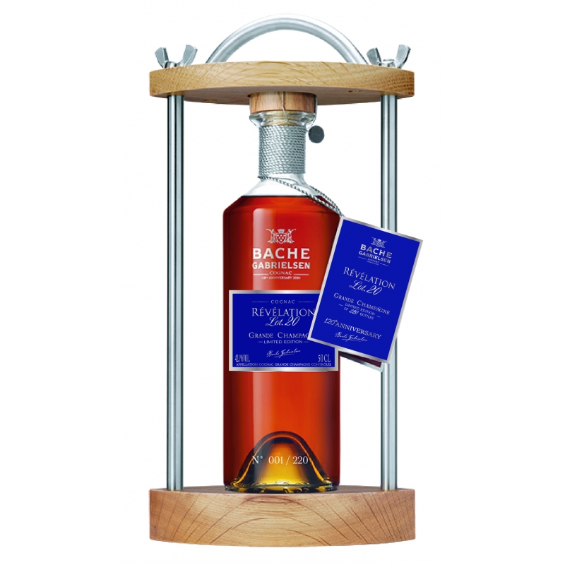 Cognac Bache Gabrielsen Revelatie Lot.20 Limited Edition van Bache Gabrielsen, bij slijterij ’t Bockje in Bathmen