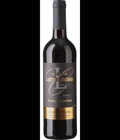 Fles Château Cloitre Lescours Cuvée Valentine Saint-Émilion, wijn op voorraad bij slijterij t Bockje in Bathmen