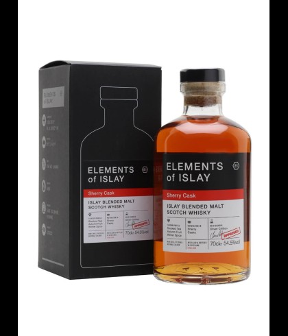 Fles Elements of Islay Sherry Cask, single malt whisky, op voorraad bij slijterij t Bockje in Bathmen