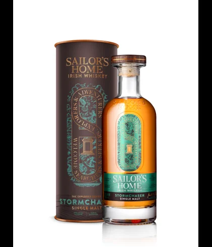 Fles Sailor's Home Irish Whiskey Stormchaser, whisky, op voorraad bij slijterij t Bockje in Bathmen