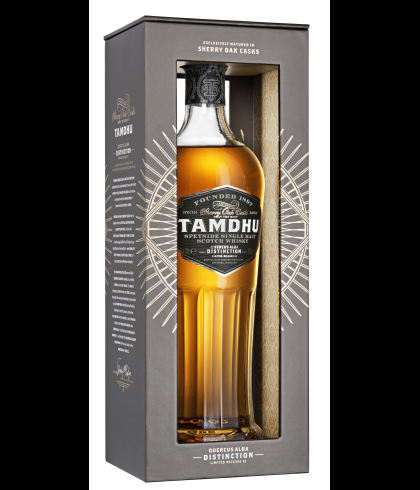 Fles Tamdhu Distinction Quercus Alba, Speyside single malt whisky uit Knockando, op voorraad bij slijterij t Bockje in Bathmen