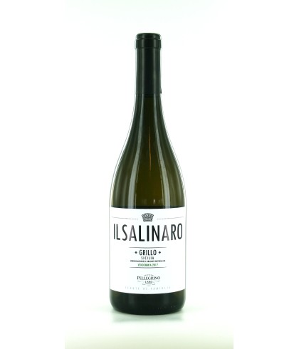 Fles Pellegrino Ilsalinaro Grillo - Sicilië, Italië, wijn op voorraad bij slijterij t Bockje in Bathmen