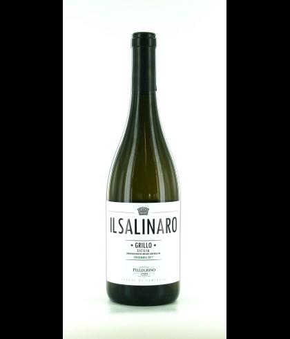 Fles Pellegrino Ilsalinaro Grillo - Sicilië, Italië, wijn op voorraad bij slijterij t Bockje in Bathmen