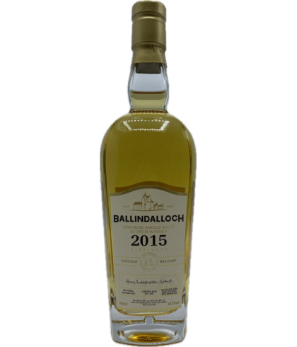 Fles Ballindalloch 2015 Vintage Release, whisky, bij slijterij ’t Bockje in Bathmen