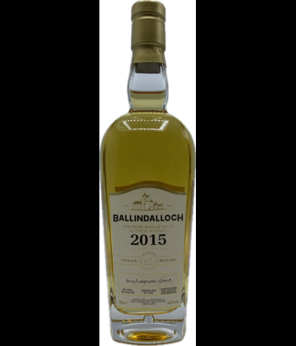 Fles Ballindalloch 2015 Vintage Release, whisky, bij slijterij ’t Bockje in Bathmen