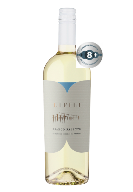 Fles Lifili Bianco Salento IGP, wijn, op voorraad bij slijterij t Bockje in Bathmen