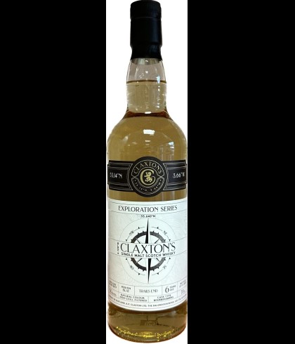 Fles Claxton&rsquo;s Trails End 6 Years Old, single malt whisky, op voorraad bij slijterij t Bockje in Bathmen