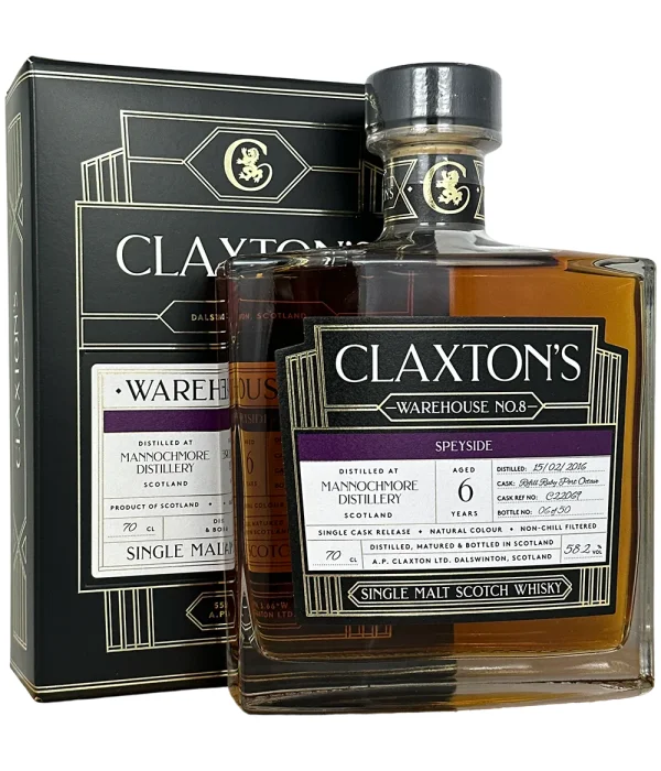Claxton’s Warehouse No.8 Mannochmore 6 Years Old bij t Bockje in Bathmen