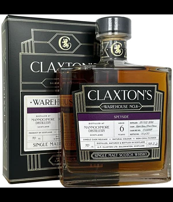 Claxton’s Warehouse No.8 Mannochmore 6 Years Old bij t Bockje in Bathmen