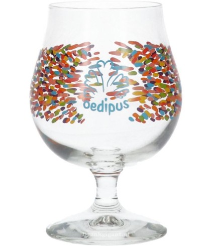 Oedipus Glas op Voet, glas bij t Bockje in Bathmen