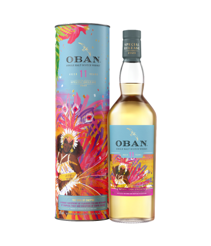 Fles Oban 11 Years Old The Soul of Calypso, Schotse Highland single malt uit Oban, op voorraad bij slijterij ’t Bockje in Bathmen