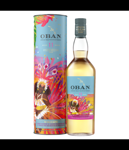 Fles Oban 11 Years Old The Soul of Calypso, Schotse Highland single malt uit Oban, op voorraad bij slijterij t Bockje in Bathmen