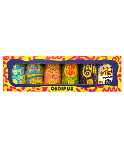 Geschenk Oedipus giftpack 6 blikken, bij slijterij ’t Bockje in Bathmen