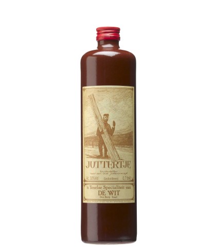Juttertje Kruidenbitter, op voorraad bij slijterij t Bockje in Bathmen