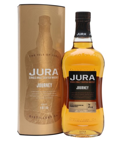 Fles single malt van Jura, op voorraad bij slijterij t Bockje in Bathmen
