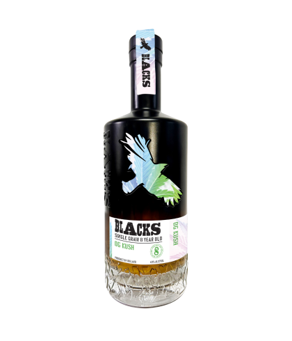 Bouteille de Blacks Single Grain 8Y OG Kush IPA Cask, whisky