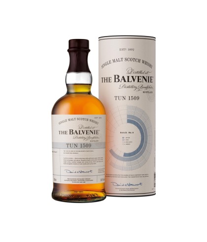 Fles The Balvenie Tun 1509 Batch 7, single malt whisky, op voorraad bij slijterij t Bockje in Bathmen