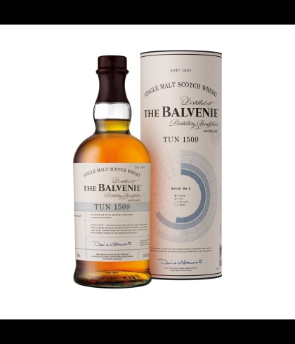 Fles The Balvenie Tun 1509 Batch 7, single malt whisky, op voorraad bij slijterij t Bockje in Bathmen