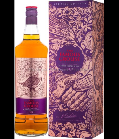 Fles The Famous 16 Years Double Matured, whisky, op voorraad bij slijterij ’t Bockje in Bathmen