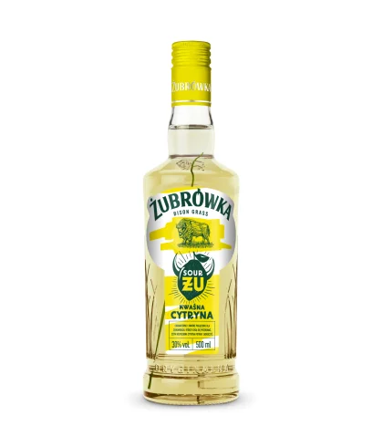 Wodka Zubrowka Fresh Kwasna Cytryna van Zubrowka, bij slijterij ’t Bockje in Bathmen