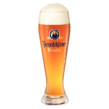 Glas Benediktiner Weissbier glas 30 cl van Benediktiner Weissbier, bij slijterij ’t Bockje in Bathmen