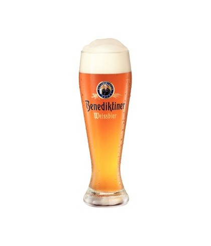 Benediktiner Weissbier Glas, glas bij t Bockje in Bathmen