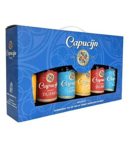 Geschenk Budels Capucijn Geschenkverpakking 6-flessen van Budels, bij slijterij ’t Bockje in Bathmen