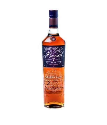 Fles Banks Rum 7, rum, op voorraad bij slijterij t Bockje in Bathmen