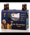 ST. Bernardus Geschenksverpakking 4x33cl + Glas
