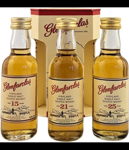 Glenfarclas 15Y-21Y-25Y Miniset