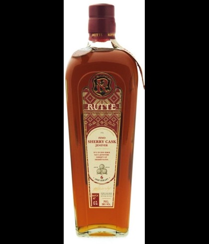 Rutte Fino Sherry Cask Jenever 6 jaar gerijpt, jenever bij slijterij t Bockje in Bathmen