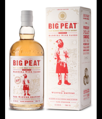 Fles Big Peat The Winter Edition 2025, single malt whisky, op voorraad bij slijterij t Bockje in Bathmen